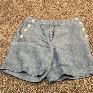 The Loft Limen Blue Women's Shorts Size 2